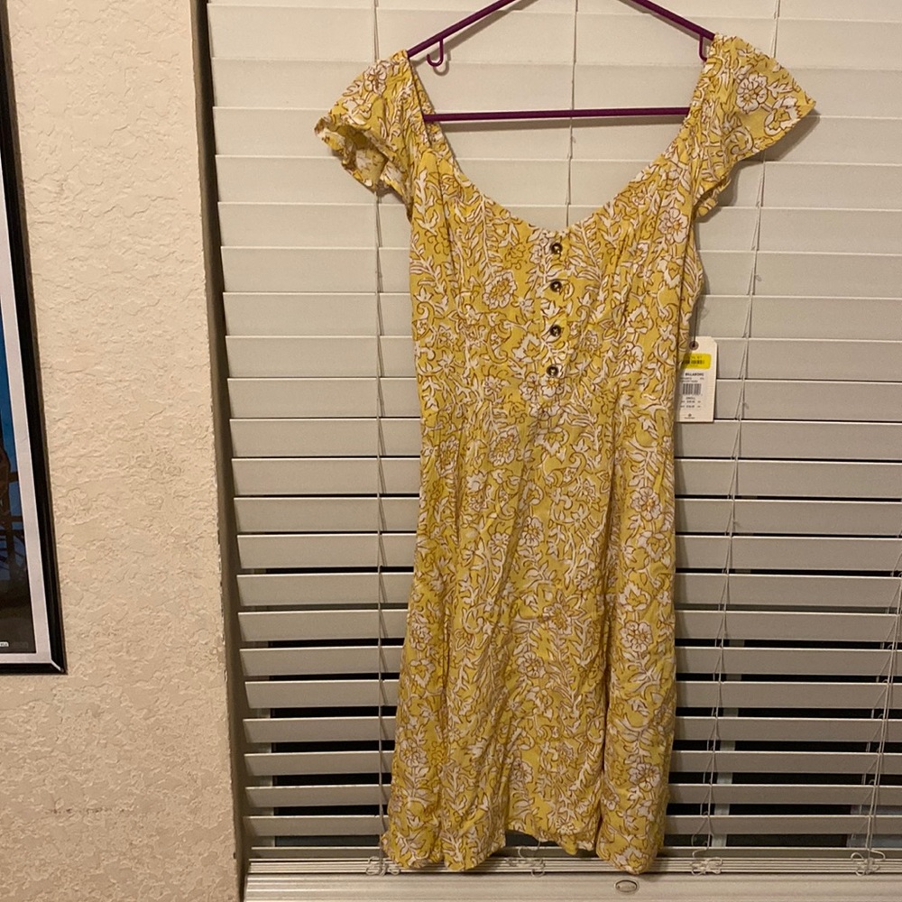 Yellow sun dress